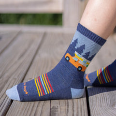 Kids Van Wild Micro Crew Lightweight Hiking Socks